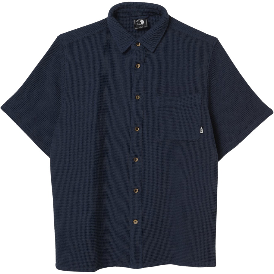 2026 T & C Surf Designs Mens Waffle Shirt TM7SS - Dark Navy